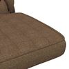 vidaXL B&uuml;rostuhl Drehbar Taupe Stoff