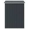 vidaXL Gartenschuppen Anthrazit Stahl 204 x 132 x 186 cm