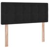 vidaXL Aufbewahrungsbett mit Matratze Schwarz 120 x 190 cm Samt