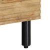 vidaXL TV-Schrank Braun 80x33x46 cm Massivholz Mango