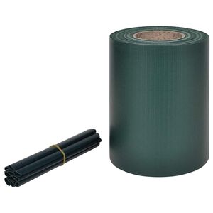 vidaXL Sichtschutzstreifen PVC 70 x 0,19 m Gr&uuml;n