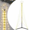 vidaXL LED Weihnachtsbaum 363 LEDs Warmwei&szlig; 182 cm