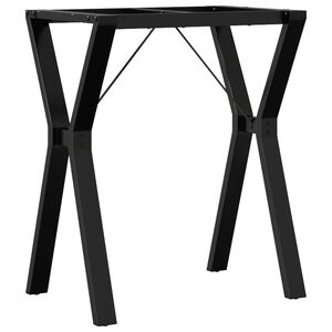 vidaXL Esstisch-Gestell in Y-Form 60x40x73 cm Stahl