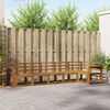 vidaXL Outdoor-Sofagarnitur 6 pcs Natur Massivholz Akazie