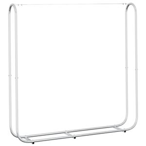 vidaXL Kaminholzregal 150x25x150 cm Stahl verzinkt