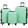 vidaXL Hartschalen-Trolley-Set 3 Stk. Minzgr&uuml;n ABS