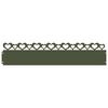 vidaXL Rasenkanten 10 Stk. 103 x 0,05 x 22 cm Stahl Olive Gr&uuml;n