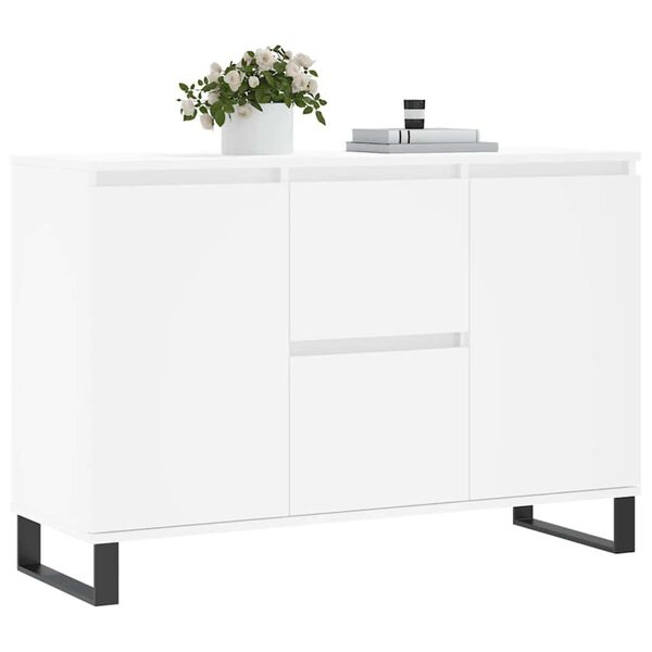 vidaXL Sideboard Wei&szlig; 101,5x35x70 cm Holzwerkstoff
