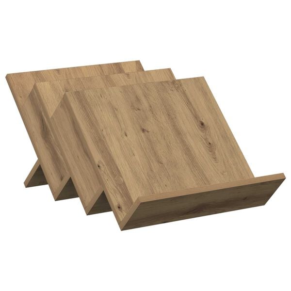 vidaXL Magazinregal Artisan-Eiche 53 x 40 x 28.5 cm Holzwerkstoff