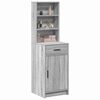 vidaXL Highboard Graues Sonoma 40 x 40,5 x 135 cm Holzwerkstoff