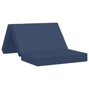 vidaXL Klappsofa Bett 80 x 67 x 45 cm Blau