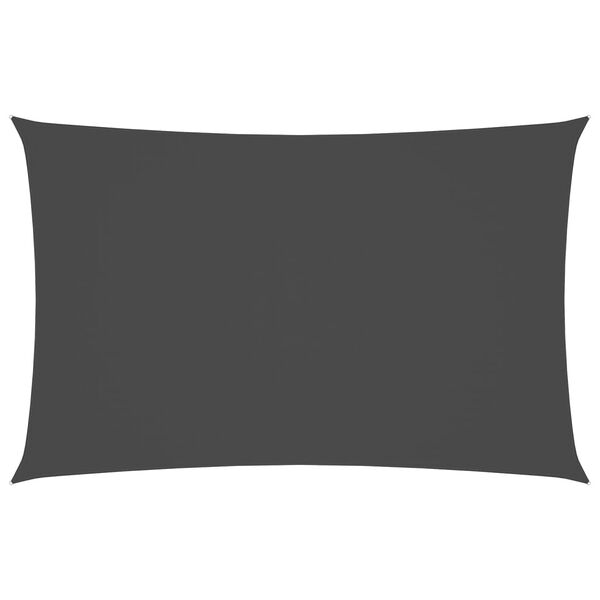 vidaXL Sonnensegel Oxford-Gewebe Rechteckig 2x5 m Anthrazit