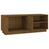 vidaXL TV-Schrank Honigbraun 105x34x40 cm Massivholz Kiefer