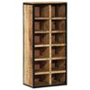 vidaXL Schuhschrank 50 x 30 x 110 cm Massivholz Mango Braun