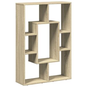 vidaXL B&uuml;cherregal Sonoma-Eiche 63x20x90 cm Holzwerkstoff