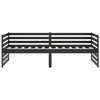 vidaXL Tagesbett Schwarz Massivholz Kiefer 90x200 cm