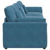 vidaXL Modulares Sofa mit Kissen Blau
