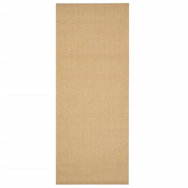 vidaXL Teppich Natur Sisal 80x200 cm