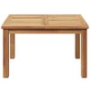 vidaXL Couchtisch Braun 60 x 60 x 36 cm Massivholz Teak