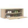 vidaXL Wand-Schuhschrank Sonoma-Eiche 100x35x38 cm Holzwerkstoff