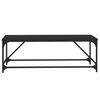 vidaXL Couchtisch Schwarz 100x50x35 cm Holzwerkstoff