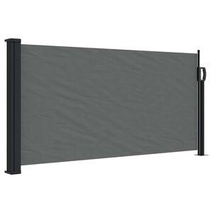 vidaXL Ausziehbare Seitenmarkise Anthrazit 100x500 cm
