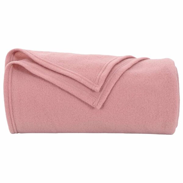 vidaXL &Uuml;berwurfdecke Rosa 200 x 150 cm Fleece