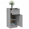 vidaXL Sideboards 2 Stk. Grau Sonoma 30x30x70 cm Holzwerkstoff