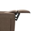 vidaXL Massagesessel Taupe Stoff