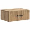 vidaXL Wandmontierter Nachttisch Artisan-Eiche 49 x 34,5 x 20 cm