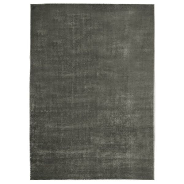 vidaXL Teppich Waschbar Faltbar Taupe 140x200 cm Polyester
