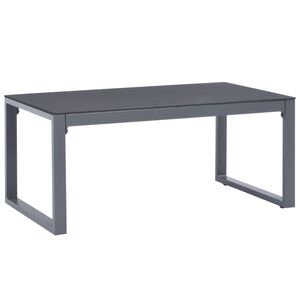 vidaXL Couchtisch 90&times;50&times;40 cm Aluminium