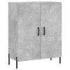 vidaXL Highboard Betongrau 69,5x34x180 cm Holzwerkstoff