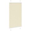vidaXL Plissee Creme 70x150 cm Stoffbreite 69,4 cm Polyester
