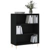 vidaXL B&uuml;cherregal Schwarz 69,5x32,5x90 cm Holzwerkstoff