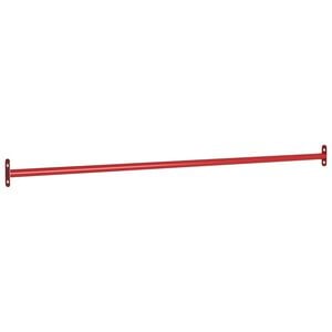 vidaXL Turnstange 125 cm Stahl Rot