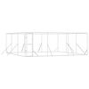vidaXL Outdoor-Hundezwinger Silbern 6x6x2 m Verzinkter Stahl