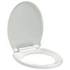vidaXL Toilettensitz mit Absenkautomatik Wei&szlig; Oval
