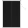 vidaXL Venezianische Jalousie Schwarz 150 x 70 cm 25 mm PVC
