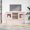 vidaXL TV-Schrank Rosa 100,5x39x60,5 cm Stahl