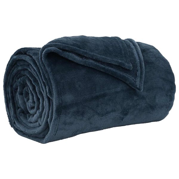 vidaXL Wohndecken 6 pcs Marineblau 220 x 240 cm Fleece