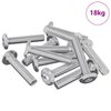 vidaXL Schraube mit Sperre Uni 2647 Stk. Silber Stahl