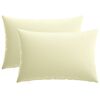 vidaXL Kissen mit Kissen HEERLEN 2 Stk. Creme Polyester