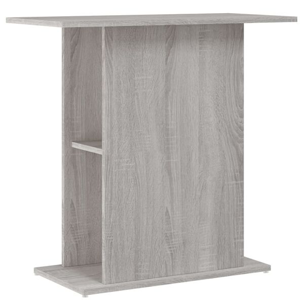 vidaXL Aquariumst&auml;nder Grau Sonoma 75x36x72,5 cm Holzwerkstoff