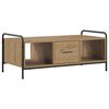 vidaXL Couchtisch Artisan-Eiche 99,5 x 49 x 41 cm Holzwerkstoff