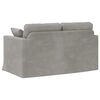 vidaXL Sofa Hellgrau Gesamtabmessungen: 138 x 78 x 80 cm (B x T x H)