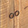 vidaXL Sideboard 60x35x76 cm Raues Mangoholz