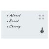 vidaXL Magnetisches Whiteboard Wandmontage Glas 100 x 60 cm