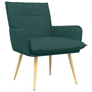 vidaXL Sessel Dunkelgr&uuml;n Stoff