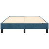vidaXL Boxspringbettgestell Dunkelblau 120x200 cm Samt